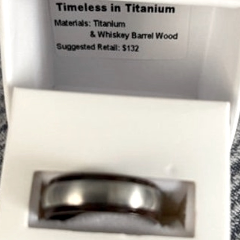 Ring. Men’s Size 10. Bomb Party. Brand New. “Timeless in Titanium”